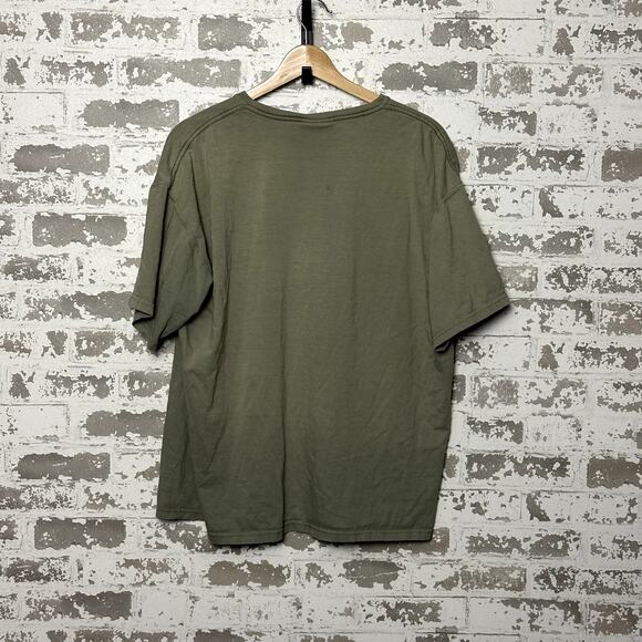Russell Pro Cotton Pocket Tee Size Large Earth Tone Faded - Picture 7 of 8